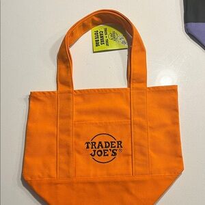 Trader Joe's Orange Tote Bag